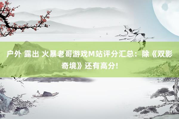 户外 露出 火暴老哥游戏M站评分汇总：除《双影奇境》还有高分!