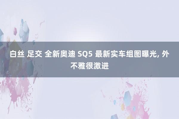 白丝 足交 全新奥迪 SQ5 最新实车组图曝光, 外不雅很激进